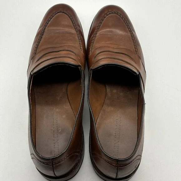 Allen Edmonds Randolph Bench Welt Penny Loafers- Size 12 2A Brown